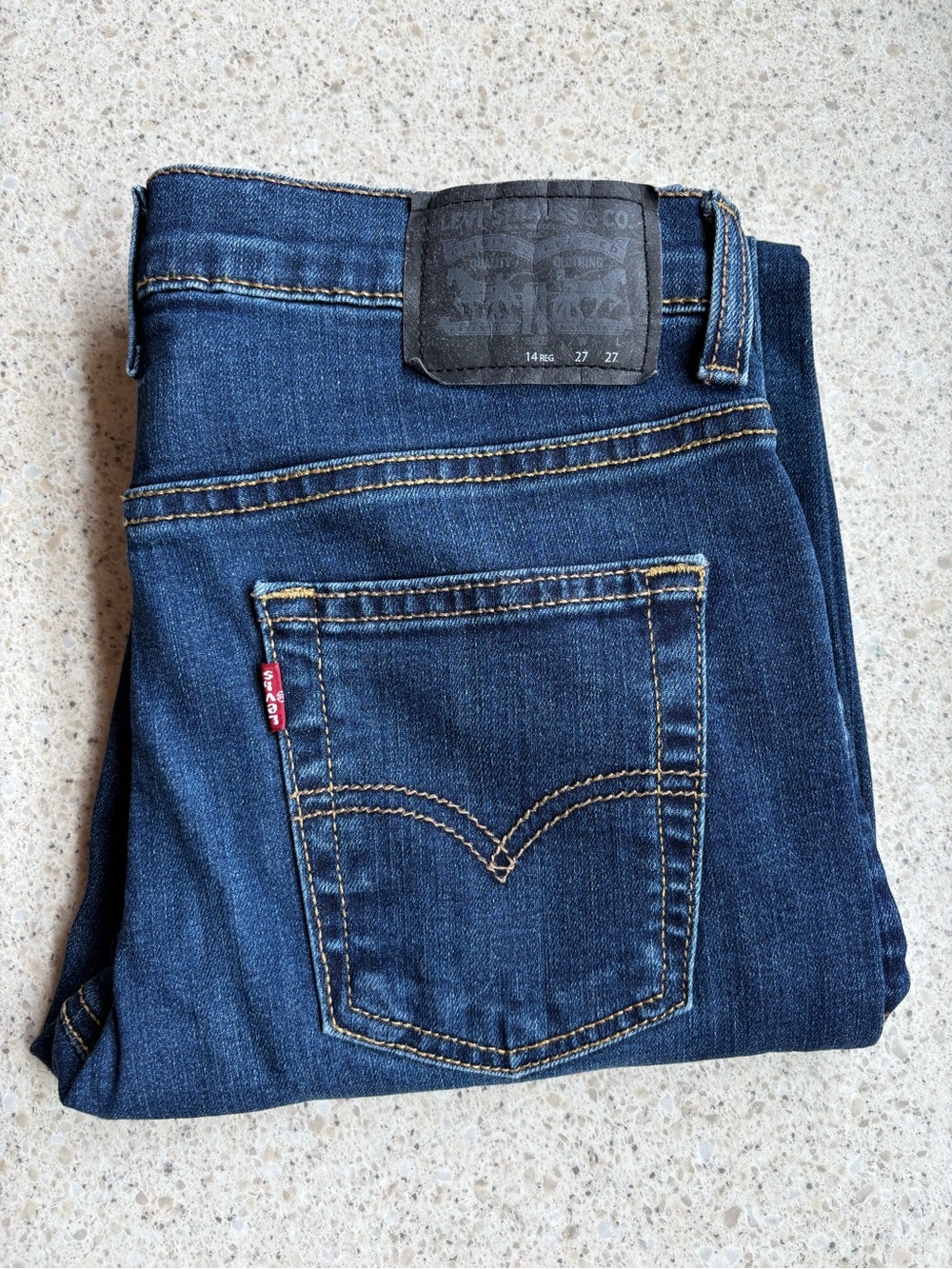 Levi's Kids Denim Blue Jeans Size 14 Regular 27W x 27L